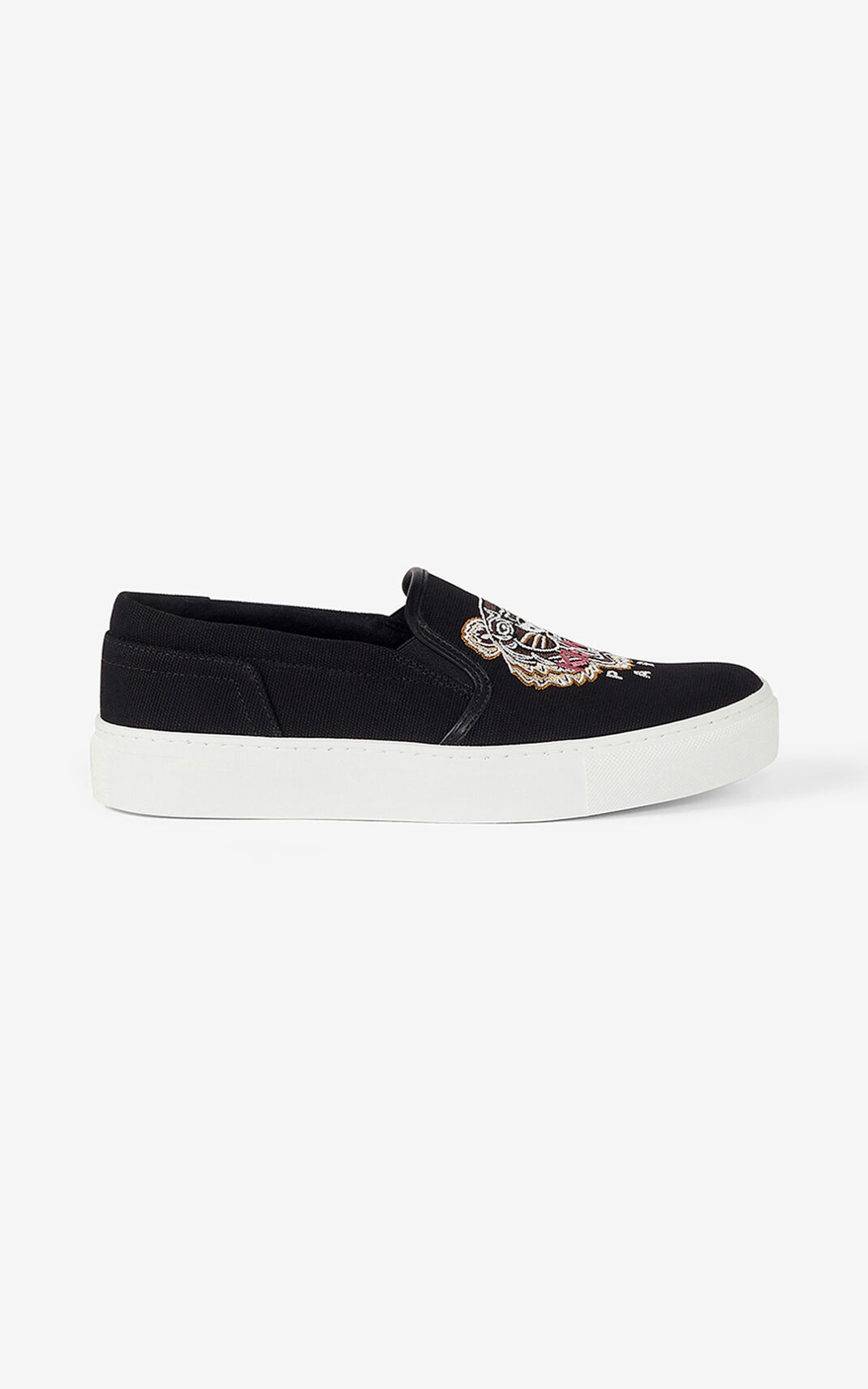 Kenzo K Skate Tiger slip on Ženska Superge Črna SI-0950523